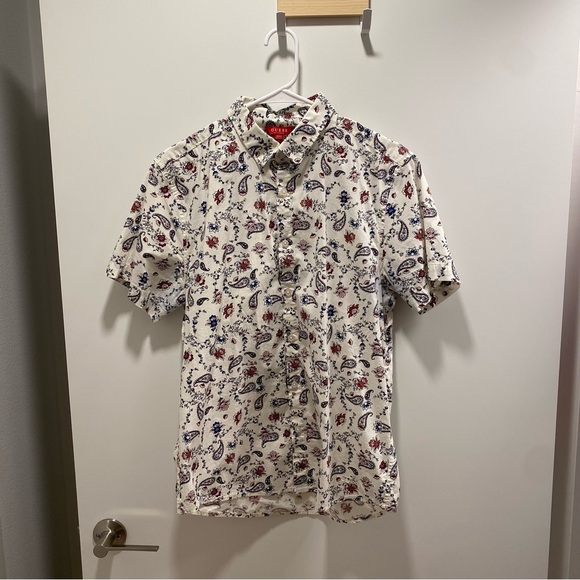 Guess Short Sleeve Dress Shirt - Picture 1 of 4